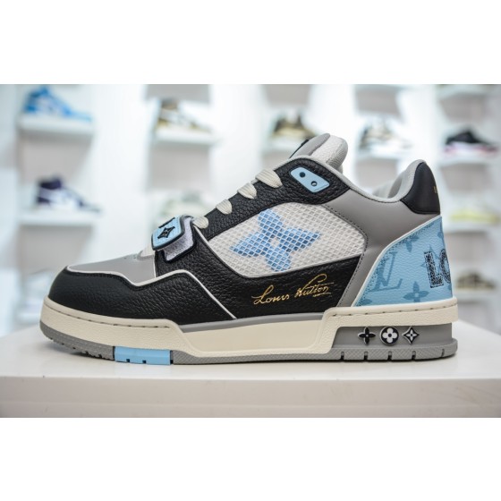 Louis Vuitton Trainer, Leather, Navy Blue, 1AC50W